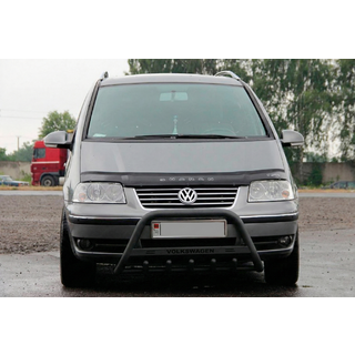 Кенгурятник WT004 Black (нерж) фото 1