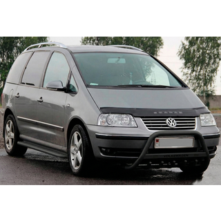 Кенгурятник WT004 Black (нерж) фото 3