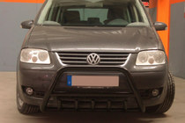 Volkswagen Touran 2003-2010 гг. Кенгурятник WT003 Black (нерж) фото 1