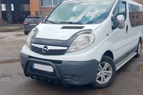 Opel Vivaro 2001–2015 гг. Кенгурятник WT004 Black (нерж.) фото 3
