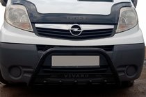 Opel Vivaro 2001–2015 гг. Кенгурятник WT004 Black (нерж.) фото 5