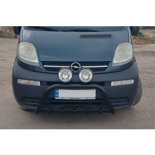 Кенгурятник WT004 Black (нерж.) фото 1