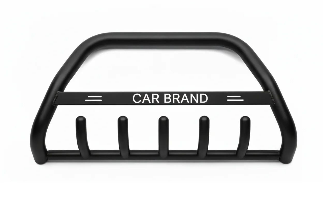Кенгурятник WT004 Black (нерж) для Volkswagen Touran 2010-2015 рр - фото 2