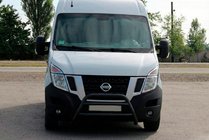 Opel Movano 2010-2021 гг. Кенгурятник WT018 Black (нерж.) фото 3