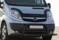 Renault Trafic 2001-2015 гг. Кенгурятник Exclusive Black (нерж.) фото 4