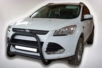 Ford Kuga/Escape 2013-2019 гг. Кенгурятник WT018 Black (нерж.) фото 1