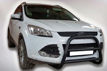 Ford Kuga/Escape 2013-2019 гг. Кенгурятник WT018 Black (нерж.) фото 2