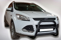 Ford Kuga/Escape 2013-2019 гг. Кенгурятник WT018 Black (нерж.) фото 2