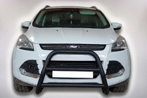 Ford Kuga/Escape 2013-2019 гг. Кенгурятник WT018 Black (нерж.) фото 3