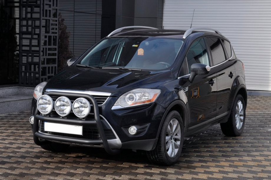 Ford Kuga 2008-2013 гг. Кенгурятник WT018 Black (нерж.) Image