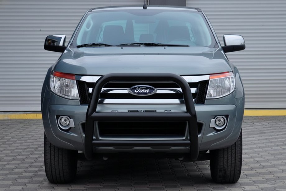 Ford Ranger 2011–2022 гг. Передняя защита WT018 Black (нерж.) Фото 2