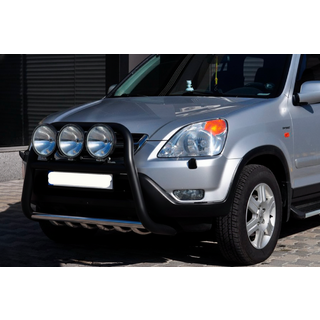 Кенгурятник WT018 Black (нерж.) фото 2