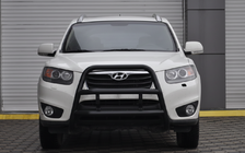 Hyundai Santa Fe 2 2006-2012 гг. Кенгурятник WT018 Black (нерж.) фото 2