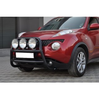 Кенгурятник WT018 Black (нерж) Nissan Juke 2010-2019 гг. фото 2