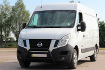 Nissan NV400 2010-2024 гг. Кенгурятник WT018 Black (нерж.) фото 2