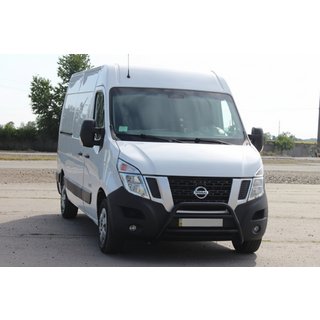 Кенгурятник WT018 Black (нерж.) Nissan NV400 2010-2024 гг. фото 3