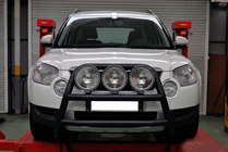 Skoda Yeti 2009-2017 гг. Кенгурятник WT018 Black (нерж.) фото 3