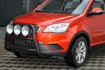 SsangYong Korando 2010-2019 гг. Кенгурятник WT018 Black (нерж.) фото 2