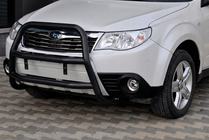 Subaru Forester 2008-2013 гг. Кенгурятник WT018 Black (нерж.) фото 2