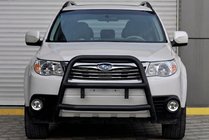 Subaru Forester 2008-2013 гг. Кенгурятник WT018 Black (нерж.) фото 1
