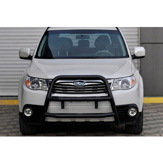 Кенгурятник WT018 Black (нерж.) Subaru Forester 2008-2013 гг. фото 3