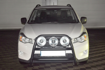 Subaru XV 2011-2017 гг. Кенгурятник WT018 Black (нерж.) фото 1