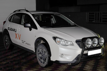 Subaru XV 2011-2017 гг. Кенгурятник WT018 Black (нерж.) фото 2