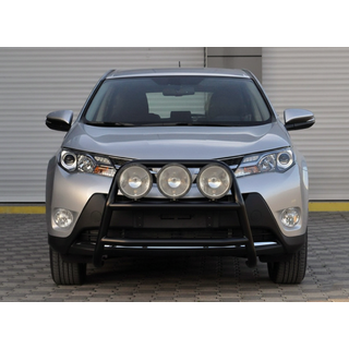 Кенгурятник WT018 Black (нерж) фото 1