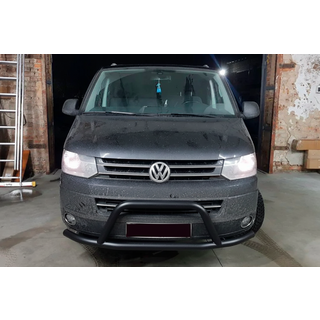 Кенгурятник WT006ST Black (нерж) фото 3