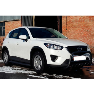 Передняя защита WT021 Black (нерж.) фото 1