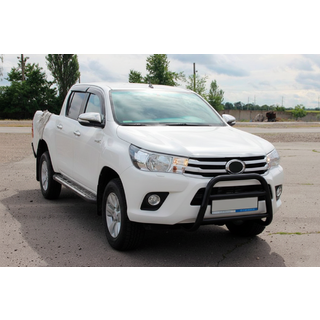 Передняя защита WT023 Black (нерж) фото 3