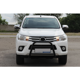 Передняя защита WT023 Black (нерж) фото 1