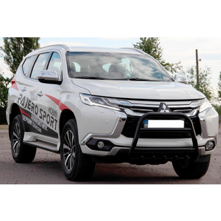 Кенгурятник WT008 Black (нерж) фото 3