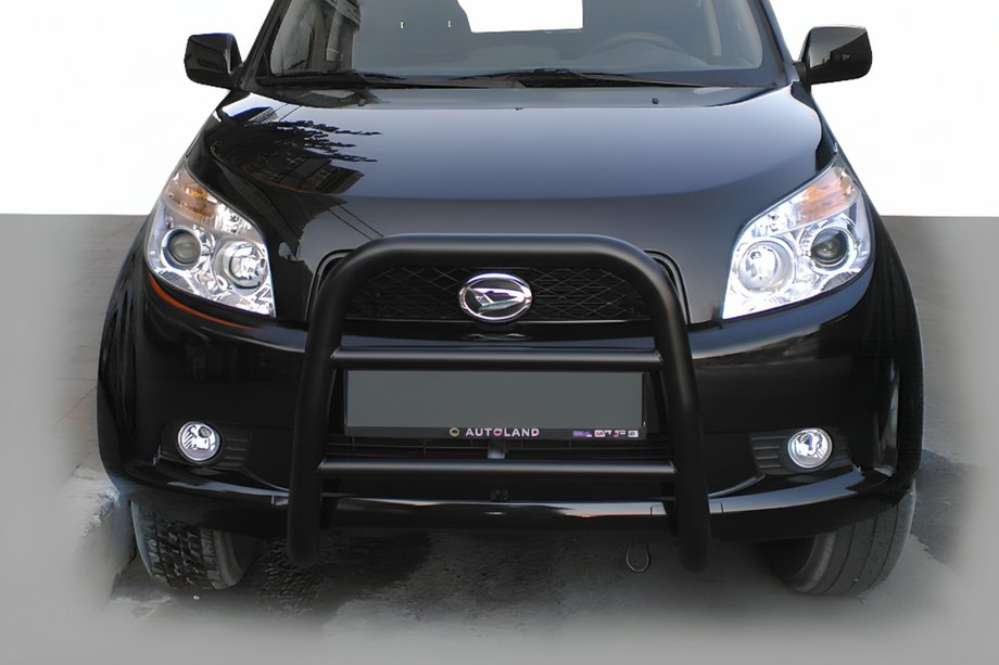 Daihatsu Terios 2006-2017 гг. Передняя дуга QT005 Black (нерж.) Image