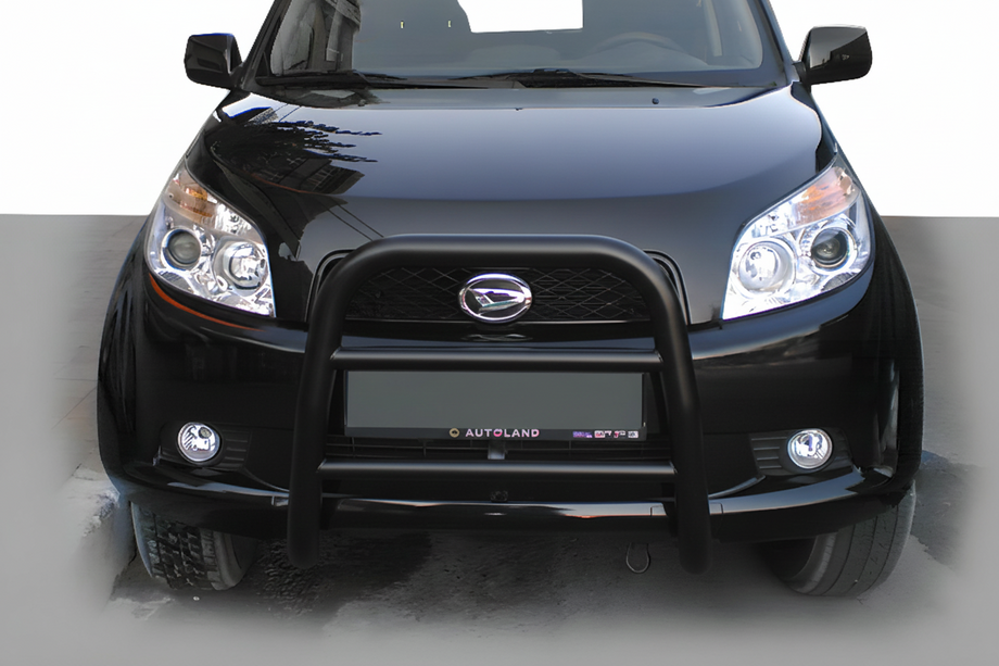 Daihatsu Terios 2006-2017 гг. Передняя дуга QT005 Black (нерж.) Image