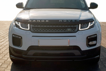 Range Rover Evoque 2012-2018 гг. Передняя защита ST014-1 Black (нерж) фото 1