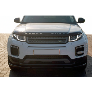 Передняя защита ST014-1 Black (нерж) Range Rover Evoque 2012-2018 гг. фото 1