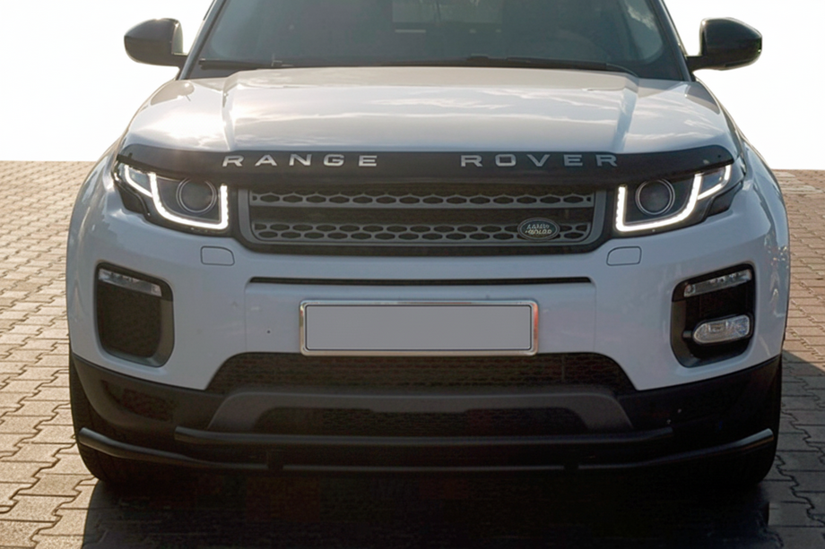 Range Rover Evoque 2012-2018 гг. Передняя защита ST014-1 Black (нерж) Image