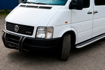 Volkswagen LT 1995-2006 гг. Кенгурятник Kelebek WT011 Black (нерж.) фото 3