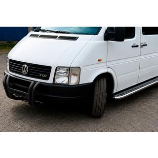 Кенгурятник Kelebek WT011 Black (нерж.) Volkswagen LT 1995-2006 гг. фото 3