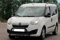 Opel Combo 2012-2018 гг. Кенгурятник Black (нерж.) фото 3
