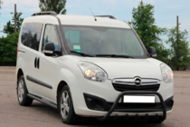 Opel Combo 2012-2018 гг. Кенгурятник Black (нерж.) фото 2