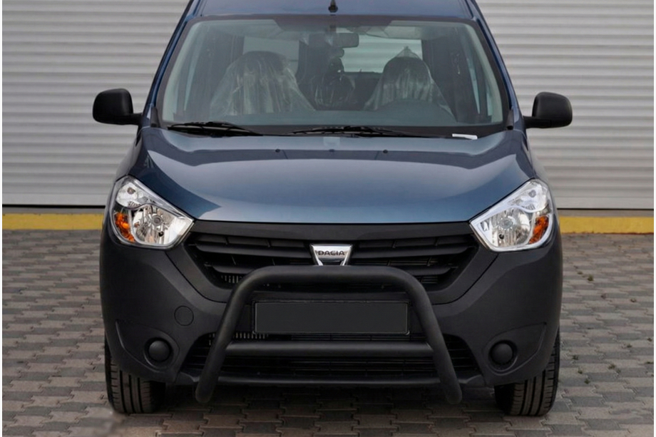 Dacia Dokker 2013-2022 гг. Кенгурятник WT006 Black (нерж.) Image