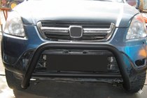 Honda CRV 2001-2006 гг. Кенгурятник WT005 Black (нерж.) фото 3