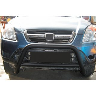 Кенгурятник WT005 Black (нерж.) Honda CRV 2001-2006 гг. фото 3