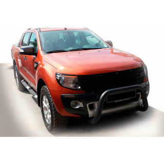 Передняя защита WT005 Black (нерж)