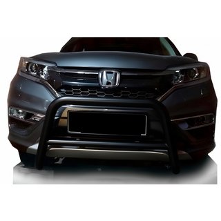 Передняя защита WT005 Black (2016-2019, нерж.) Honda CRV 2017-2022 гг.