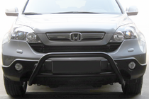Honda CRV 2007-2011 гг. Кенгурятник WT005 Black (нерж.) фото 1