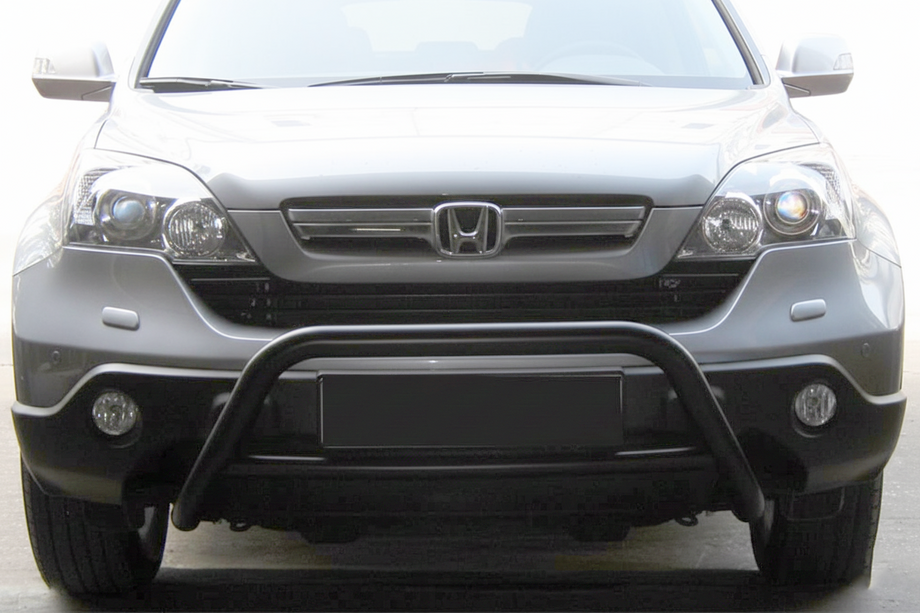 Honda CRV 2007-2011 гг. Кенгурятник WT005 Black (нерж.) Image