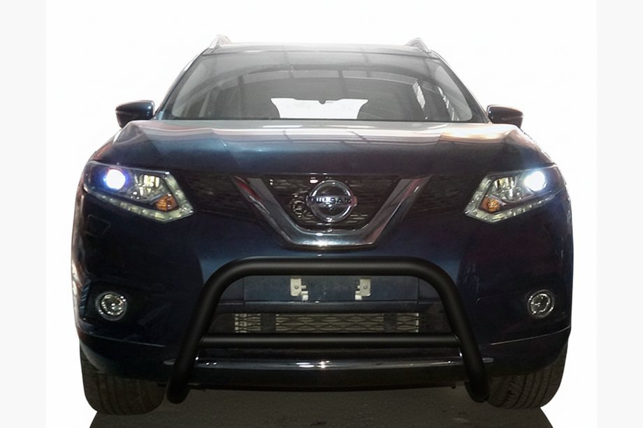 Nissan X-trail T32/Rogue 2014-2021 гг. Кенгурятник WT005 Black (нерж) Фото 1